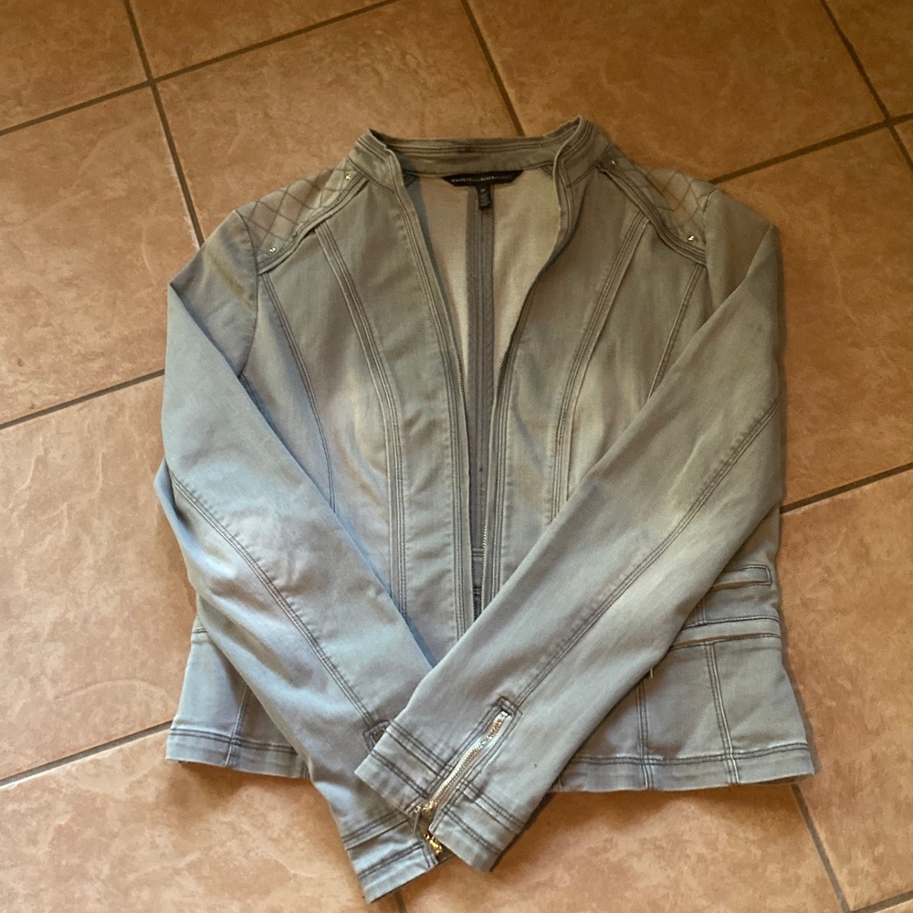 Women's Light Gray Jean Jacket